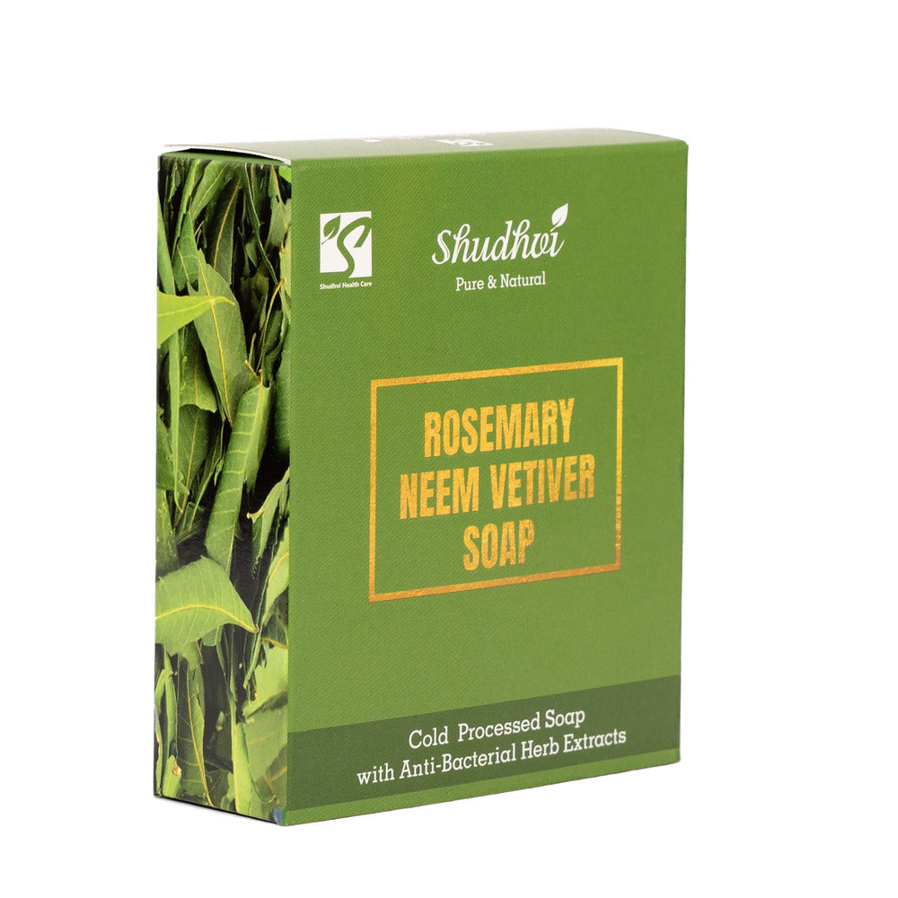 Rosemary Neem Vetiver Cold-Process Soap